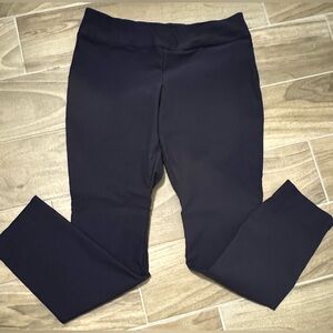 NICE + ZOE Womens black stretch like ankle pants.